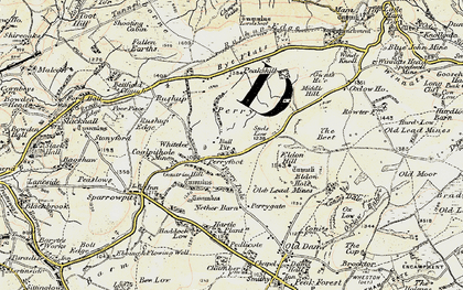 Old map of Perryfoot in 1902-1903