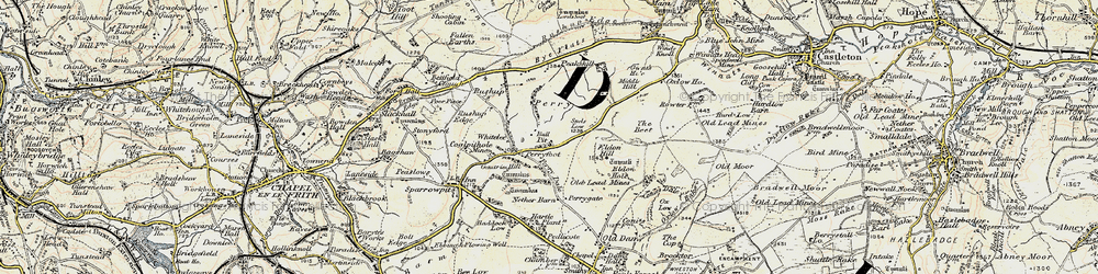 Old map of Perryfoot in 1902-1903