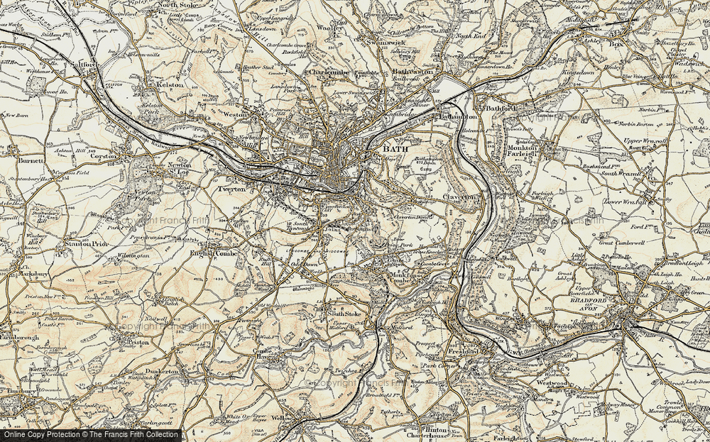 Old Map of Perrymead, 1898-1899 in 1898-1899