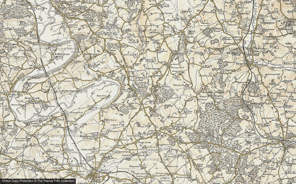 Old Map of Perrystone Hill, 1899-1900 in 1899-1900