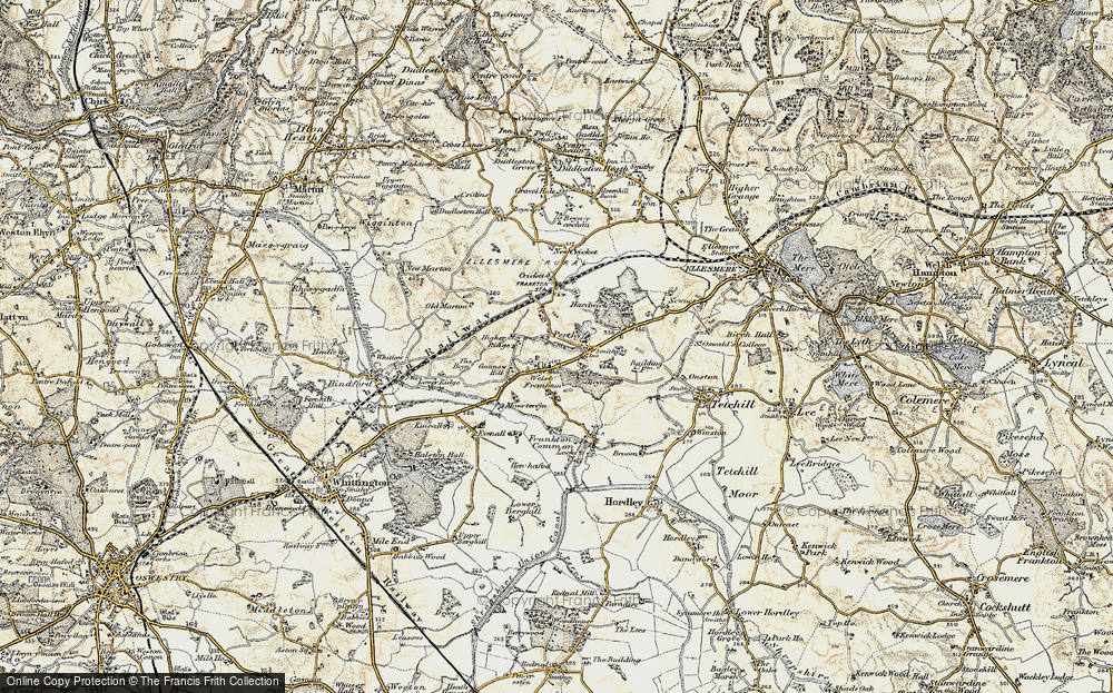 Old Map of Perthy, 1902 in 1902