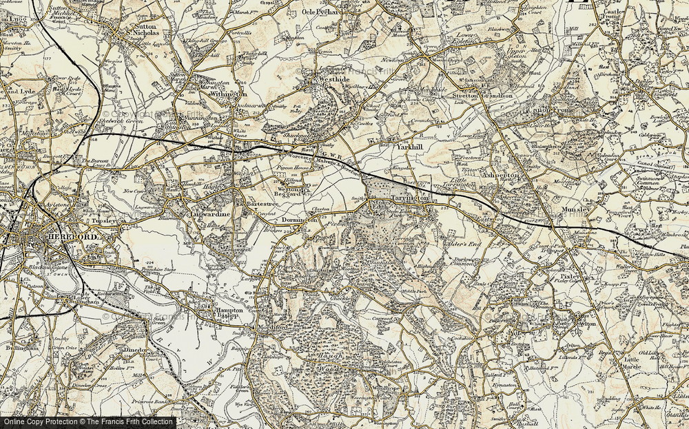 Old Map of Perton, 1899-1901 in 1899-1901