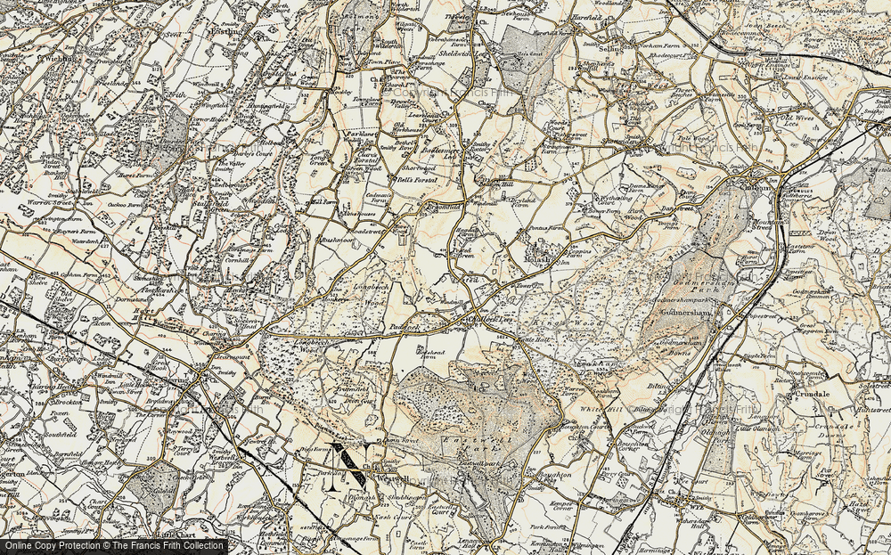 Old Map of Pested, 1897-1898 in 1897-1898