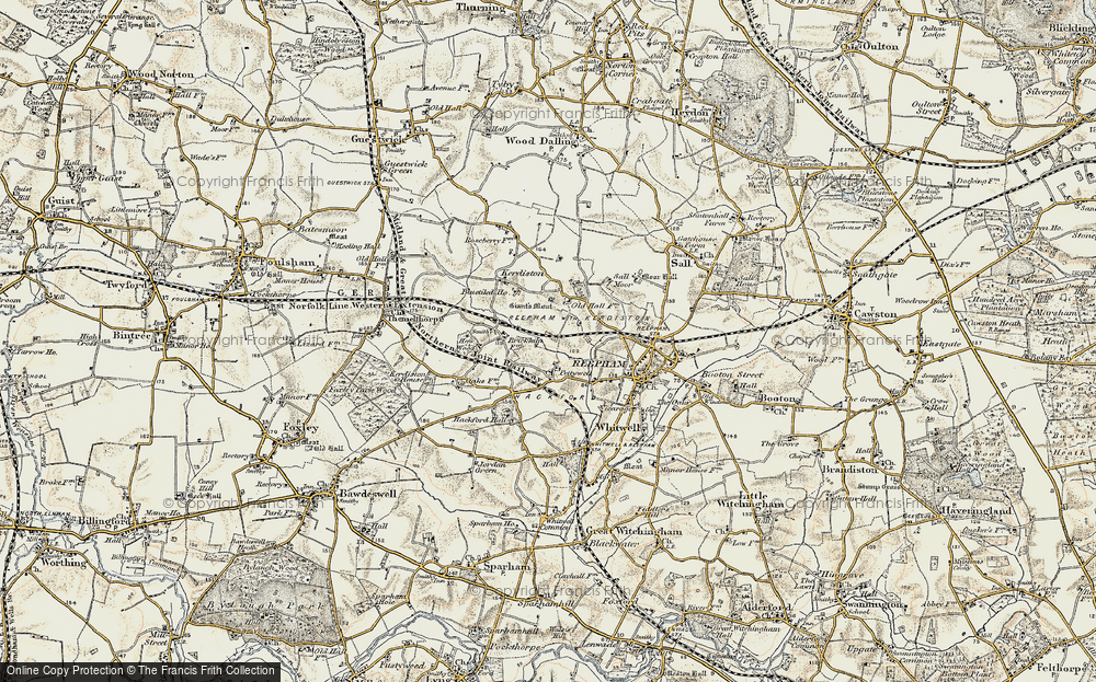 Old Map of Pettywell, 1901-1902 in 1901-1902