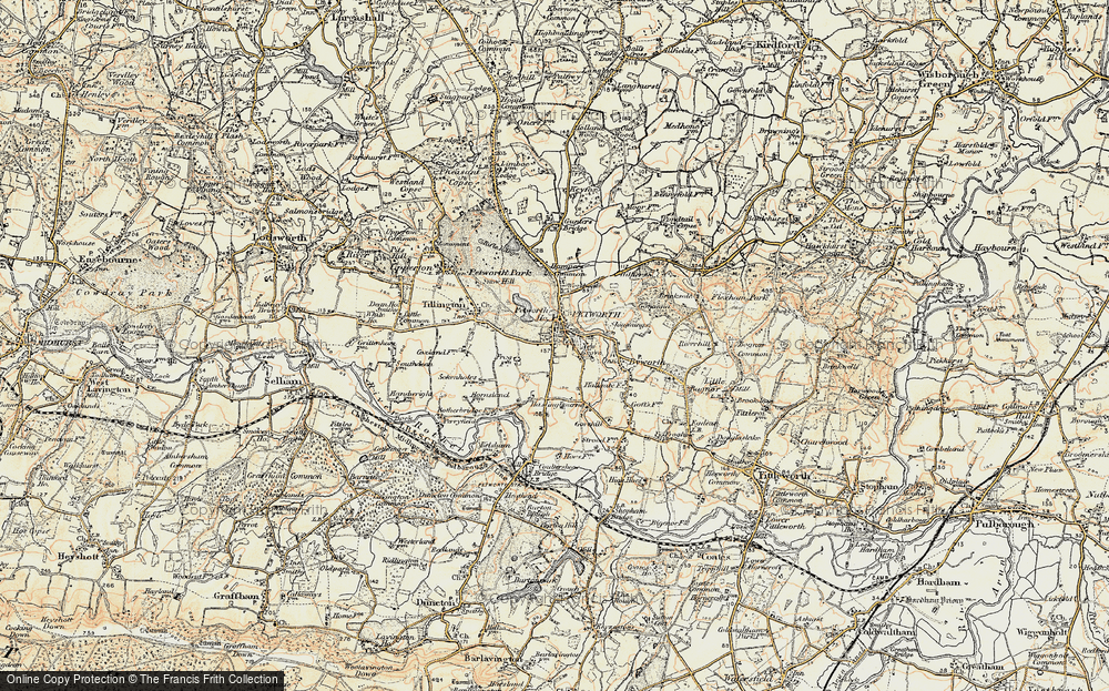 Old Map of Petworth, 1897-1900 in 1897-1900
