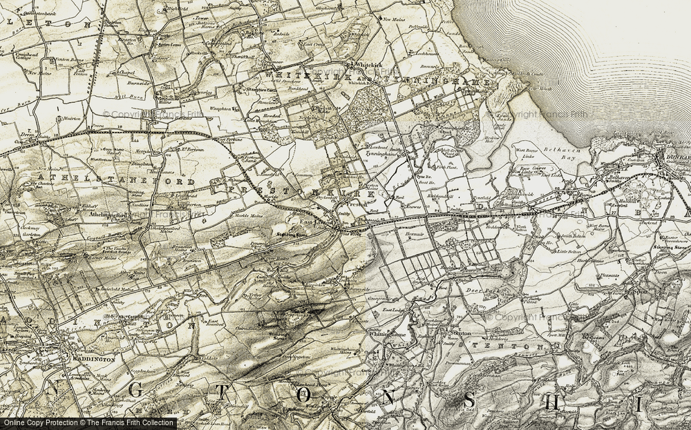 Old Map of Phantassie, 1901-1906 in 1901-1906