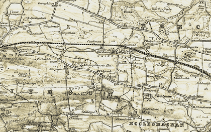 Old map of Philpstoun in 1904-1906