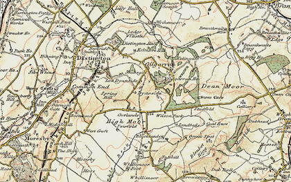 Old map of Pica in 1901-1904