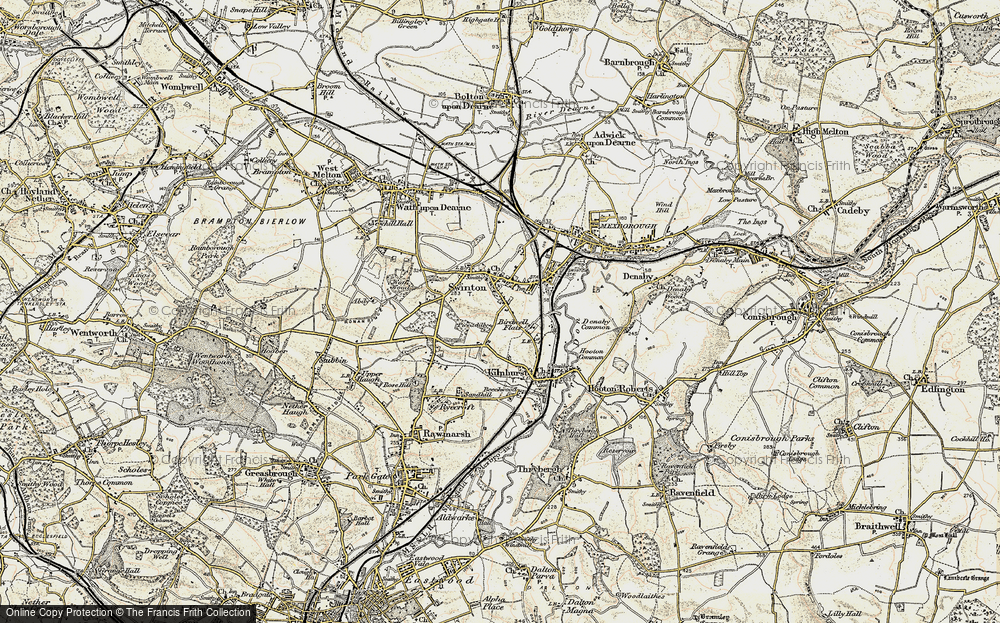 Old Map of Piccadilly, 1903 in 1903