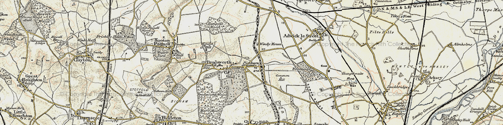Old map of Pickburn in 1903
