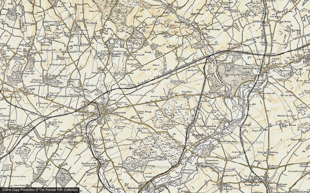 Old Map of Picket Piece, 1897-1900 in 1897-1900