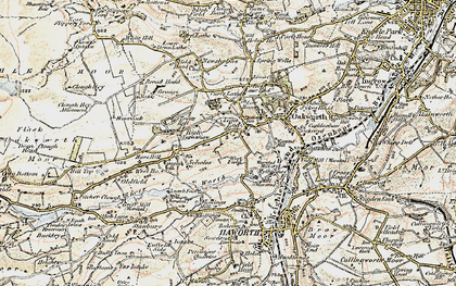 Old map of Pickles Hill in 1903-1904