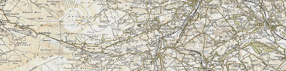 Old map of Pickles Hill in 1903-1904