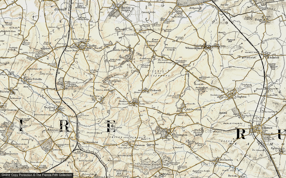 Old Map of Pickwell, 1901-1903 in 1901-1903