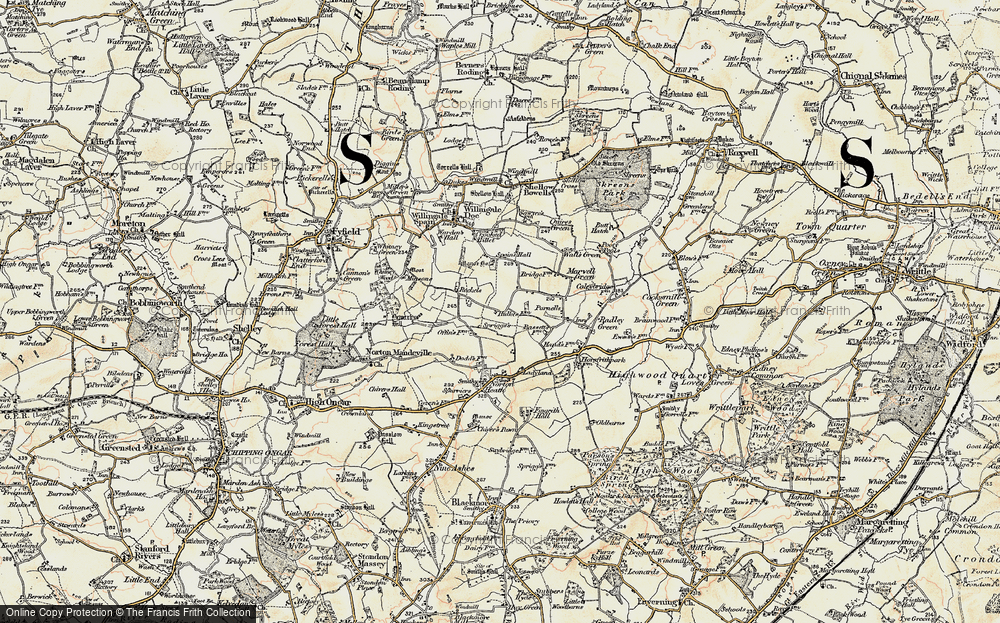 Old Map of Pigstye Green, 1898 in 1898