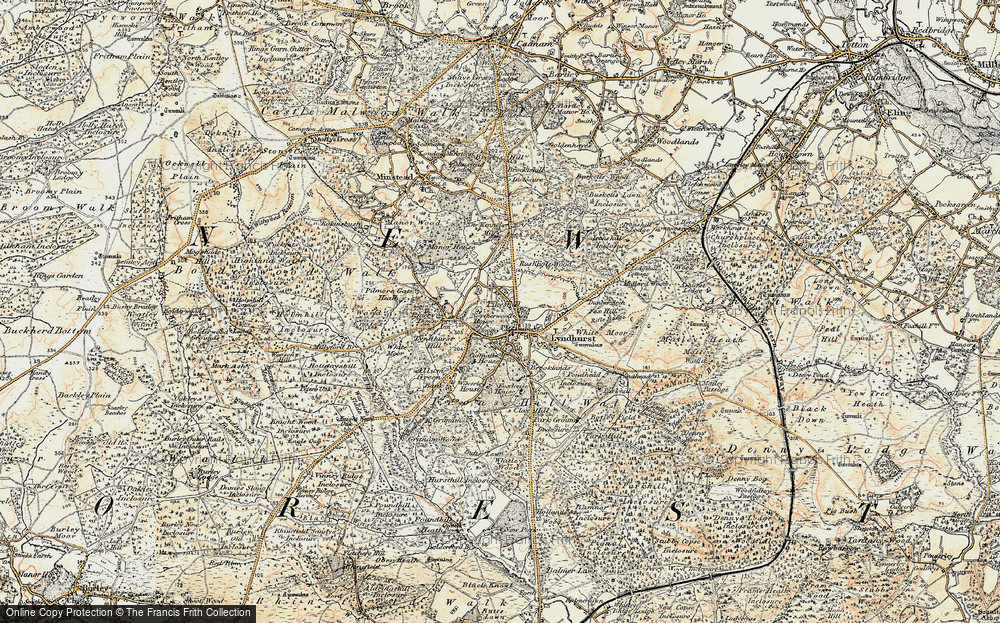 Old Map of Pikeshill, 1897-1909 in 1897-1909