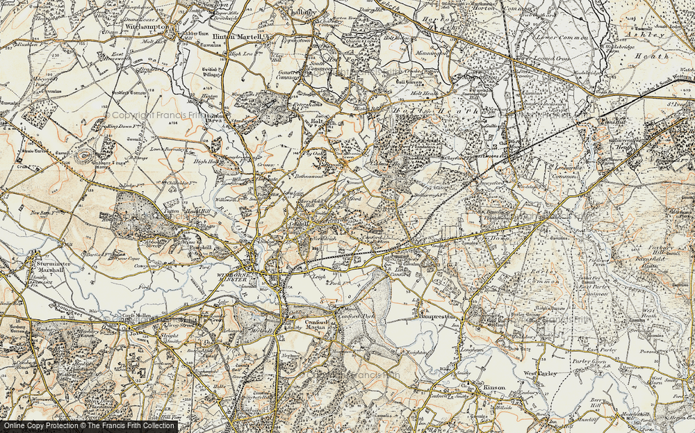 Old Map of Pilford, 1897-1909 in 1897-1909