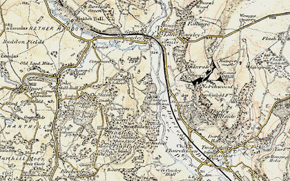Old map of Pilhough in 1902-1903