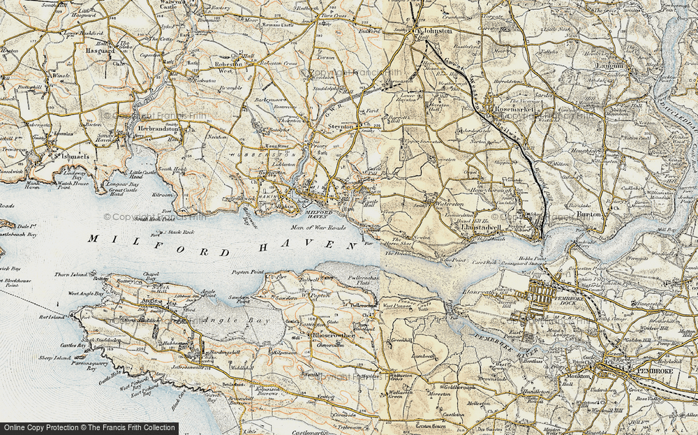 Old Map of Pill, 1901-1912 in 1901-1912