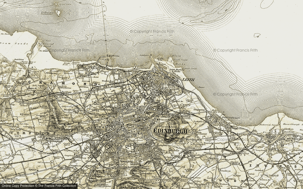 Old Map of Pilrig, 1903-1906 in 1903-1906