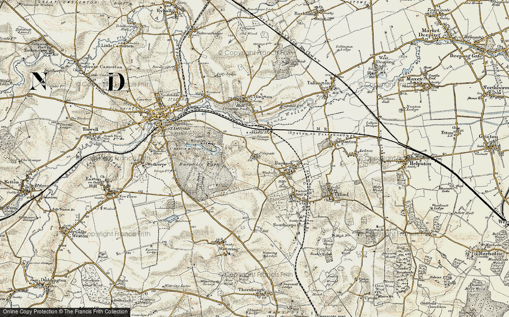 Old Map of Pilsgate, 1901-1903 in 1901-1903