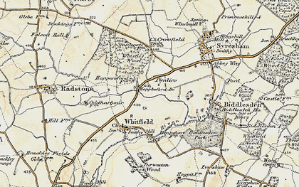 Old map of Pimlico in 1898-1901