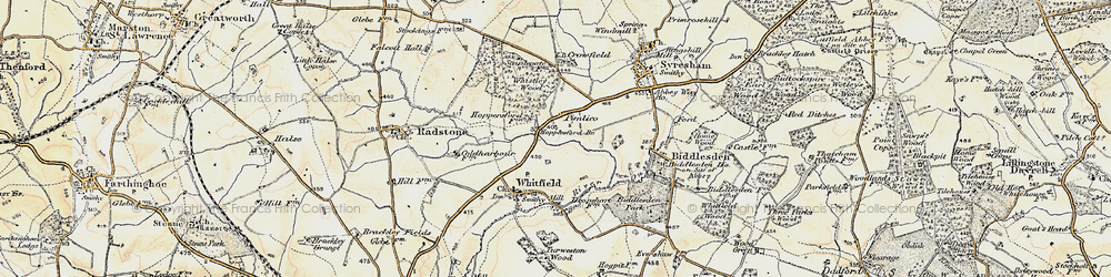 Old map of Pimlico in 1898-1901