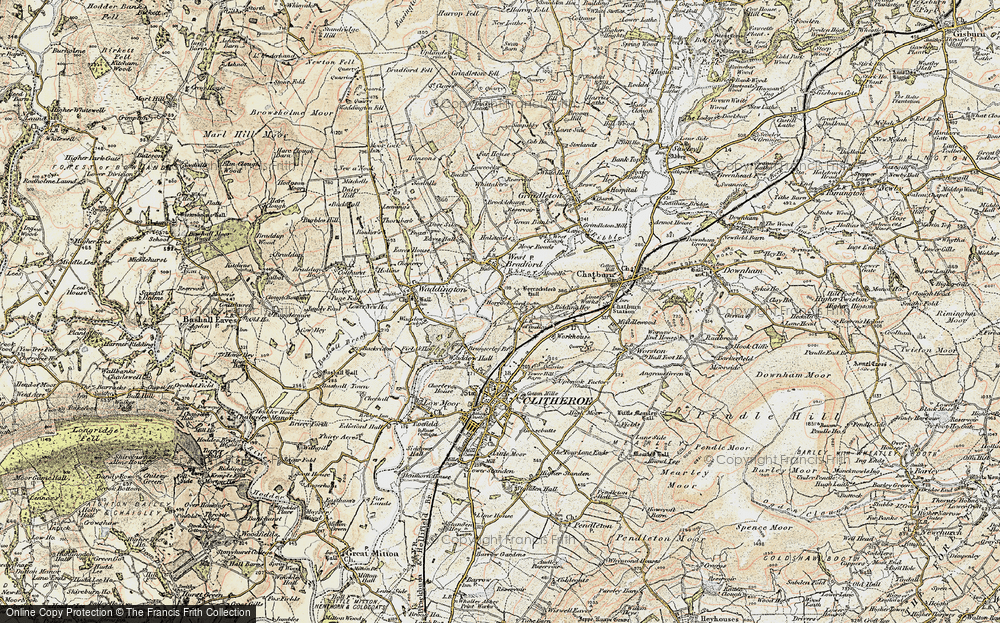 Old Map of Pimlico, 1903-1904 in 1903-1904