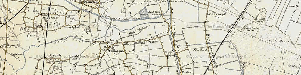 Old map of Wormley Hill in 1903