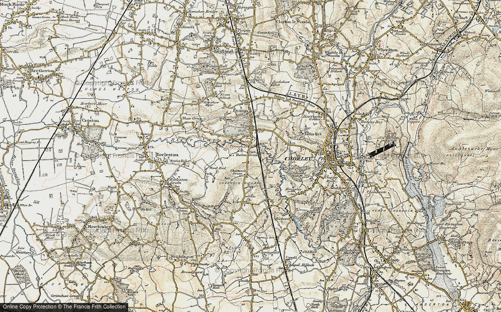 Old Map of Pincock, 1903 in 1903