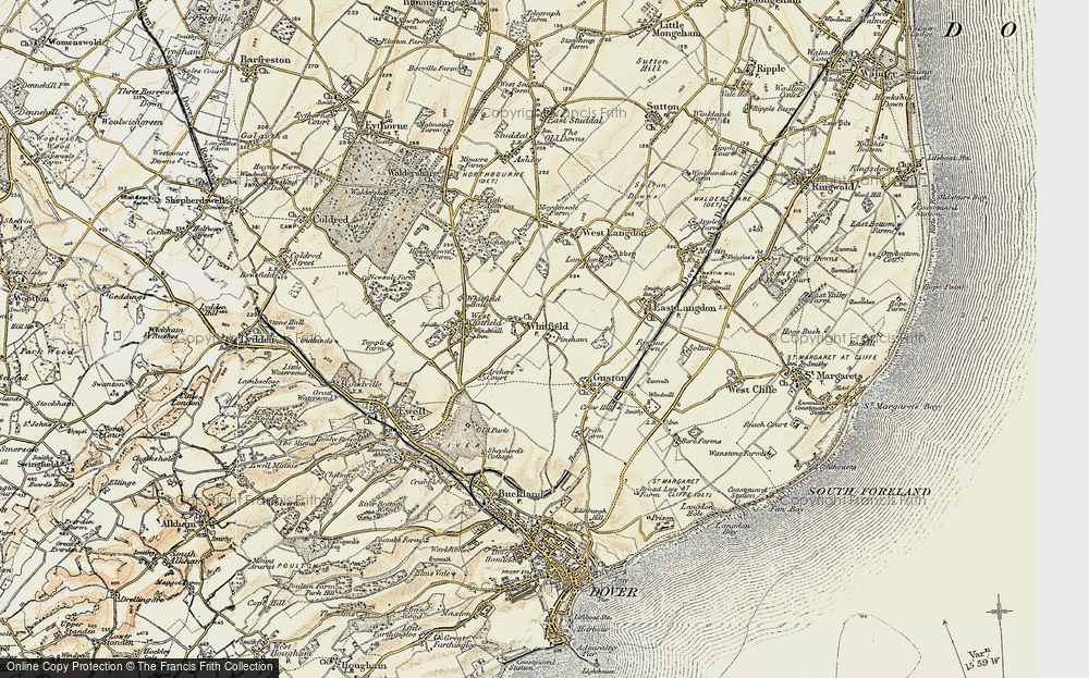 Old Map of Pineham, 1898-1899 in 1898-1899