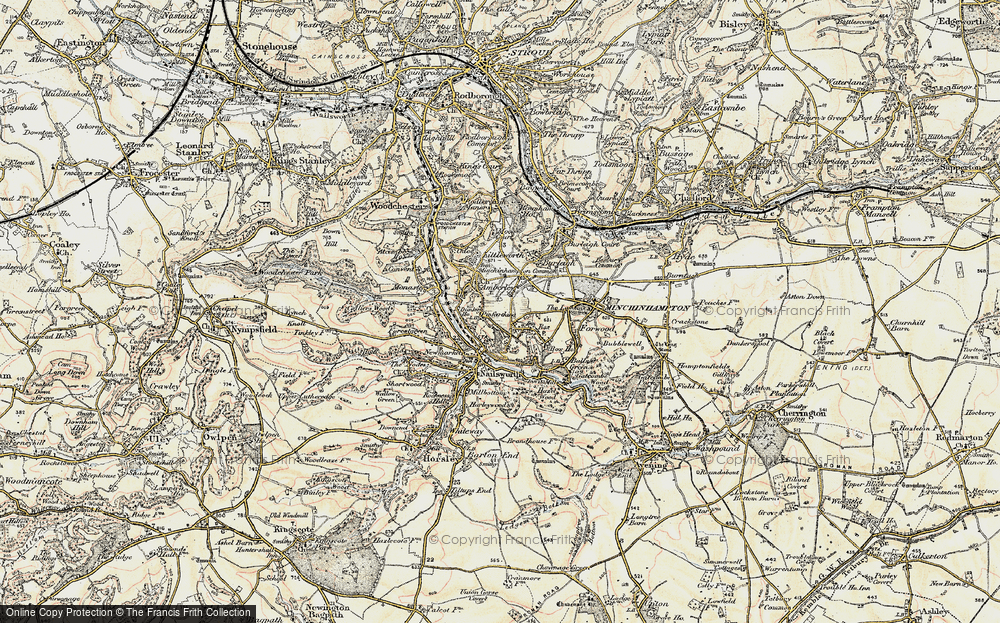 Old Map of Pinfarthings, 1898-1900 in 1898-1900