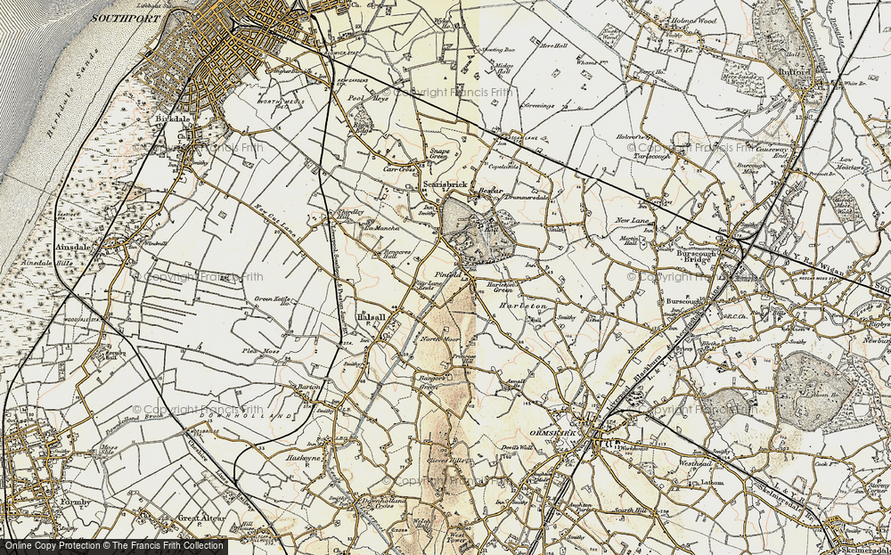 Old Map of Pinfold, 1902-1903 in 1902-1903
