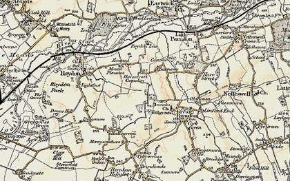 Old map of Pinnacles in 1898