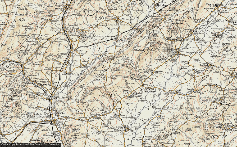 Old Map of Pinstones, 1902-1903 in 1902-1903