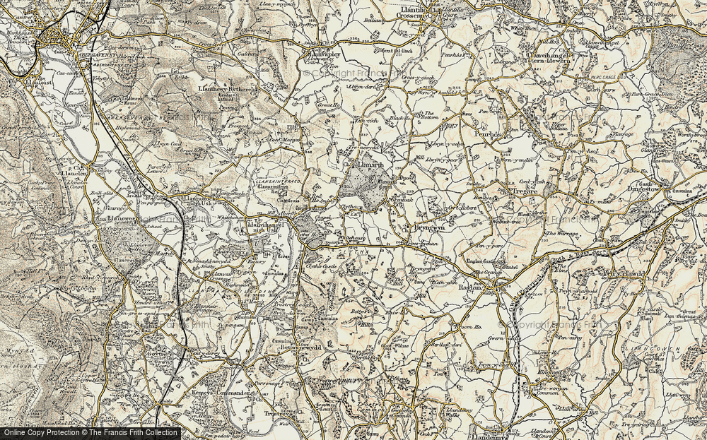 Old Map of Pit, 1899-1900 in 1899-1900
