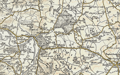 Old map of Pit in 1899-1900