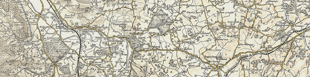 Old map of Pit in 1899-1900