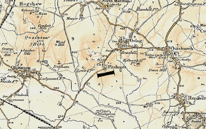 Old map of Blackgrove Farm Ho in 1898