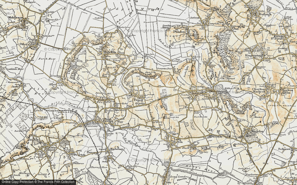 Old Map of Pitney, 1898-1900 in 1898-1900