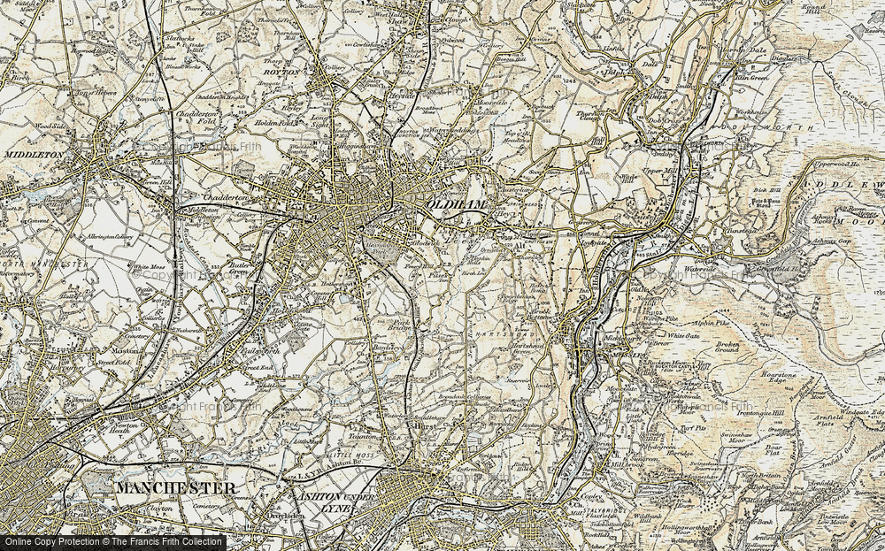 Old Map of Pitses, 1903 in 1903