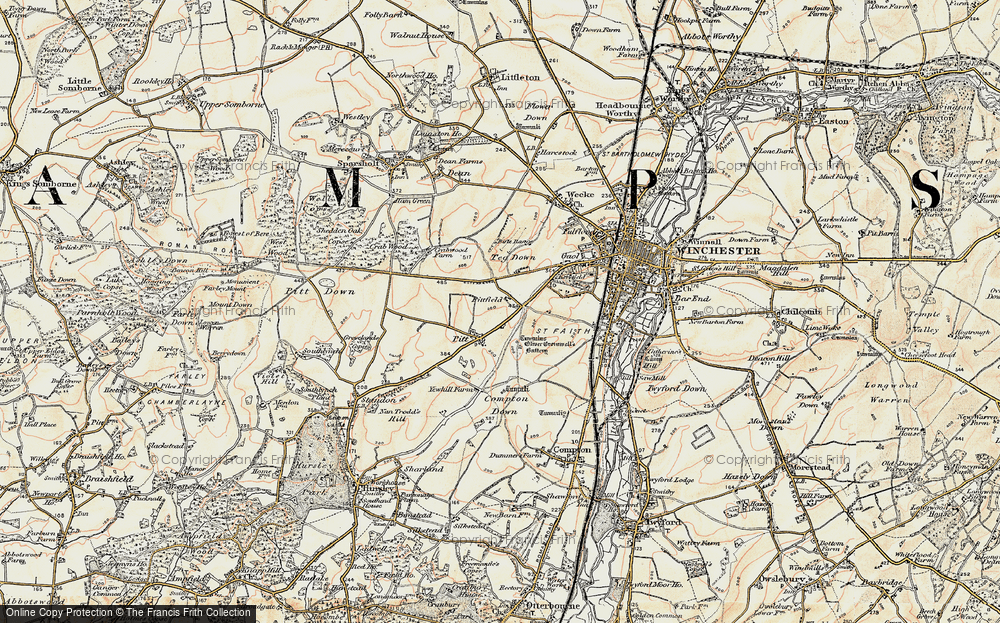 Old Map of Pitt, 1897-1900 in 1897-1900