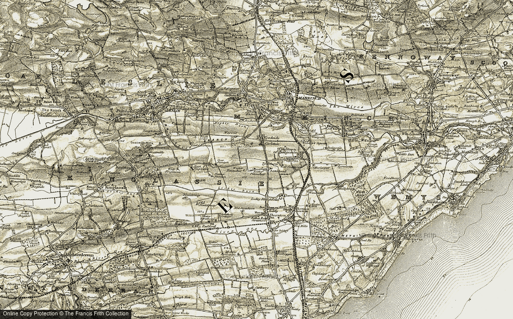Old Map of Pitteuchar, 1903-1908 in 1903-1908
