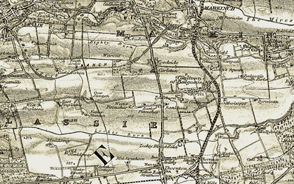 Old map of Pitteuchar in 1903-1908