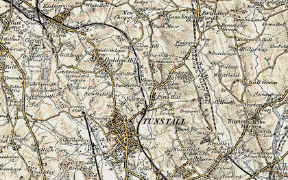 Old map of Pitts Hill in 1902