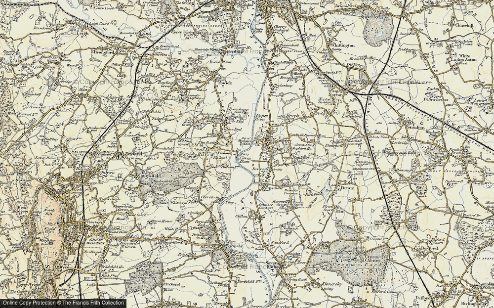 Old Map of Pixham, 1899-1901 in 1899-1901