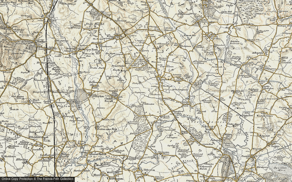 Old Map of Pixley, 1902 in 1902