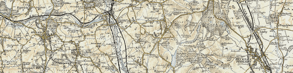 Old map of Plain Spot in 1902