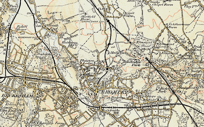 Old map of Plaistow in 1897-1902
