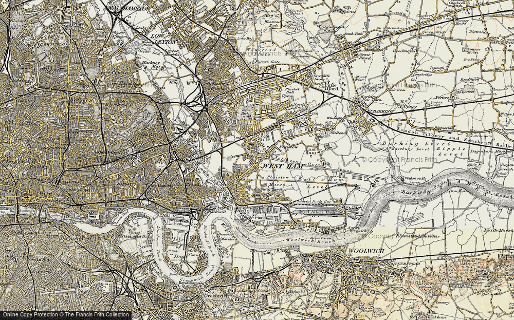 Old Map of Plaistow, 1897-1902 in 1897-1902
